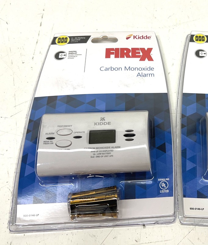 2PK Kidde Firex AA Battery Powered Digital Carbon Monoxide Detector 21030262 gallery