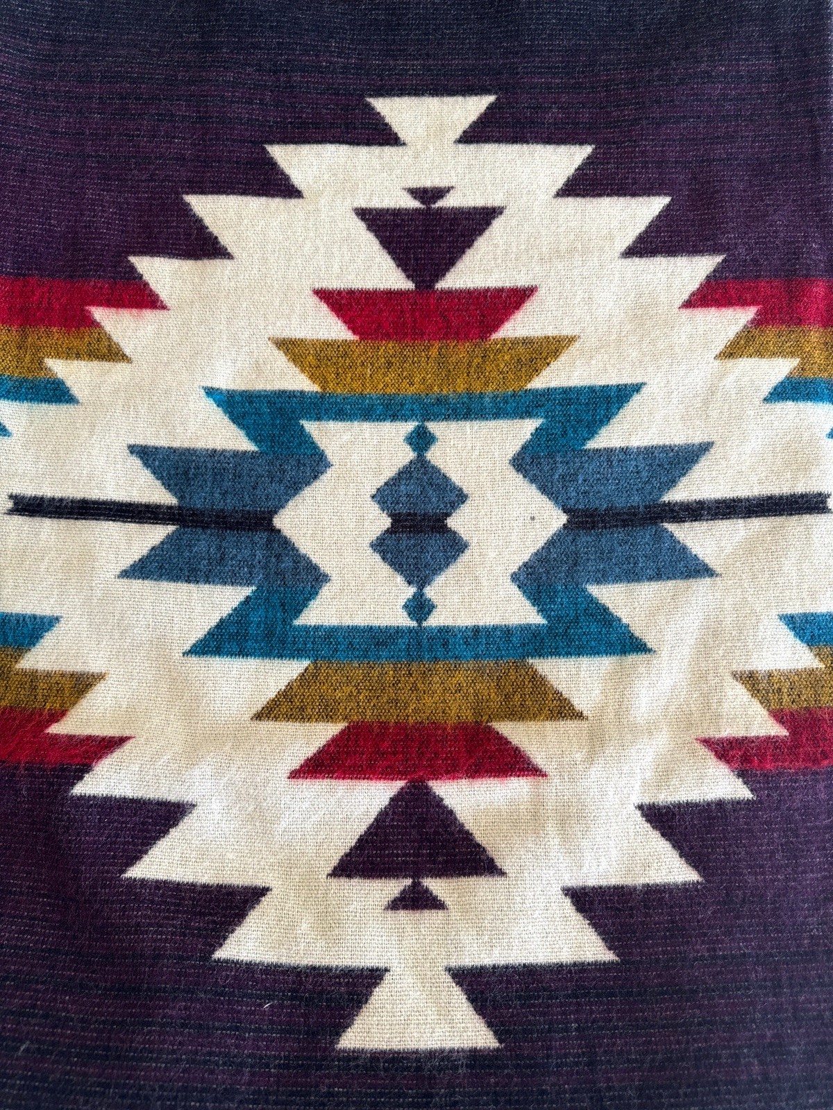 Alpaca Blanket - Cozy Colorful Native Pattern Throw - Made in Ecuador - 202623 gallery