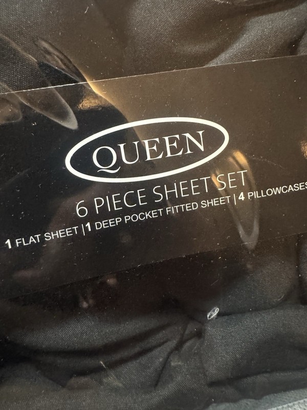 Bamboo Queen Size Black “Deep Pocket Sheet Set gallery