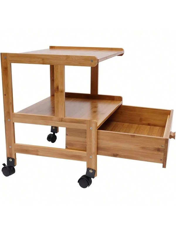 Printer Cart Utility Cart Printer Stand With Storage Mobile Printer Holder Desk gallery