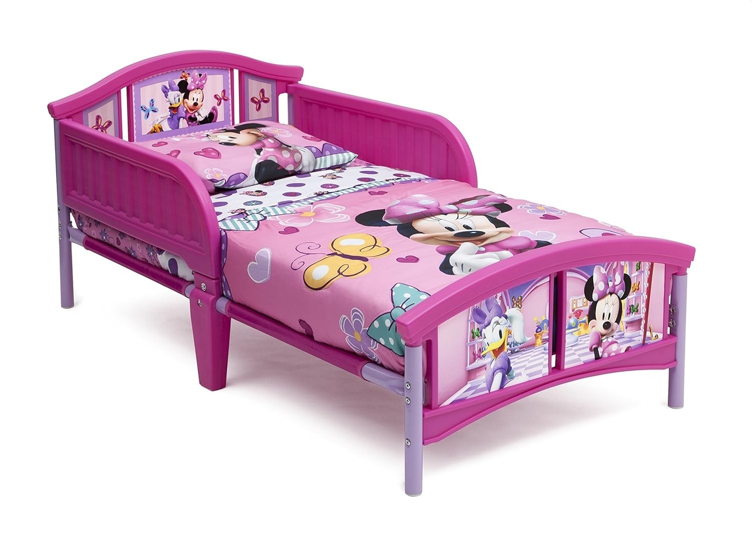 Plastic Toddler Bed, Disney Minnie Mouse gallery