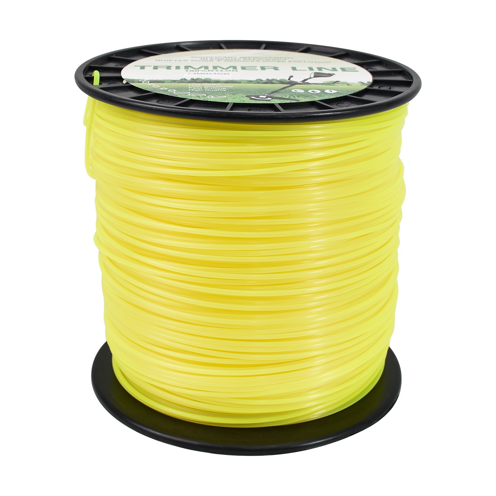 Yellow Trimmer Line 5lb .095 Round String Spool Commercial Grade fits Echo Stihl gallery