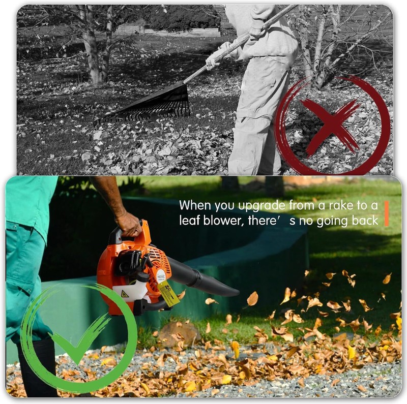 Commercial Backpack Leaf Blower 2 Stroke 25.4CC Gas-powered Backpack Snow Blower gallery