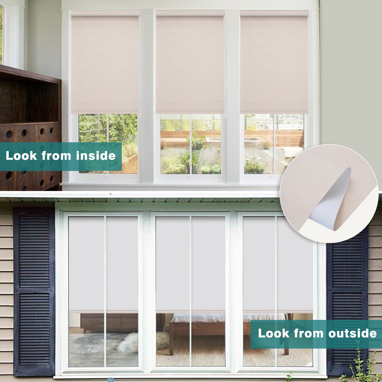 Changshade CUSTOM Light Filtering Roll-up Blinds Window Shades Roller Shades gallery