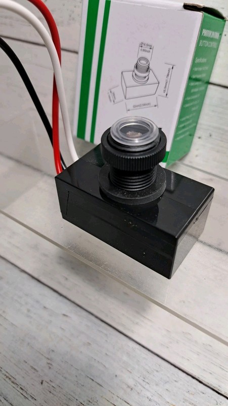 AC110-240V Photocell Light Sensor,5A Dusk to Dawn Outdoor Photoelectric Light... gallery