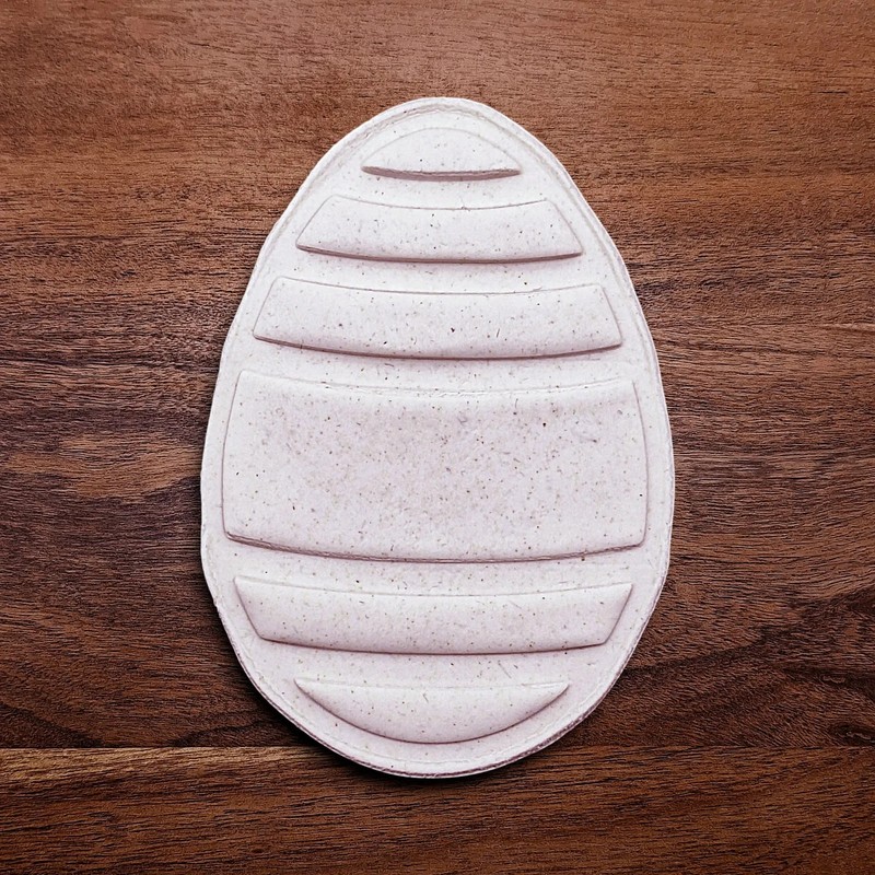Easter Egg Cookie Cutter & Stamp Set: 2" to 10" Fondant Spring Baking Clay Mold gallery