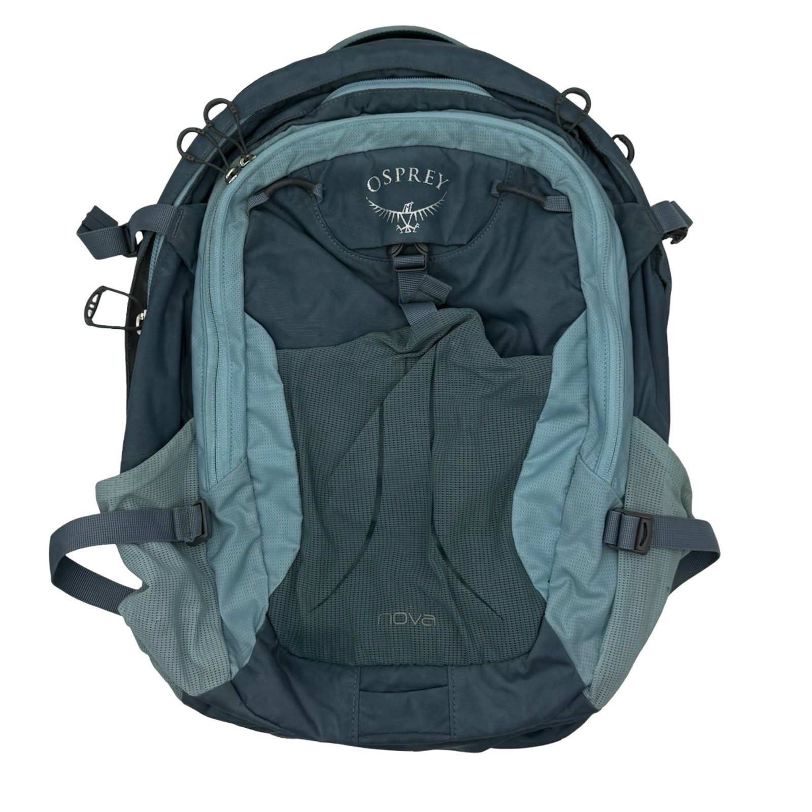 Osprey Nova Blue Hydration Day Pack Hiking Camping Backpack