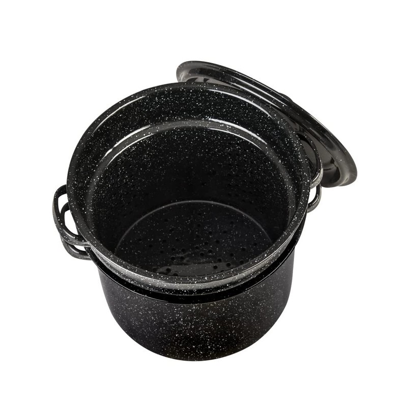 Granite Ware 7.5 Qt 3 Piece Multiuse Pasta Pot Set, Strainer Pot with lid gallery