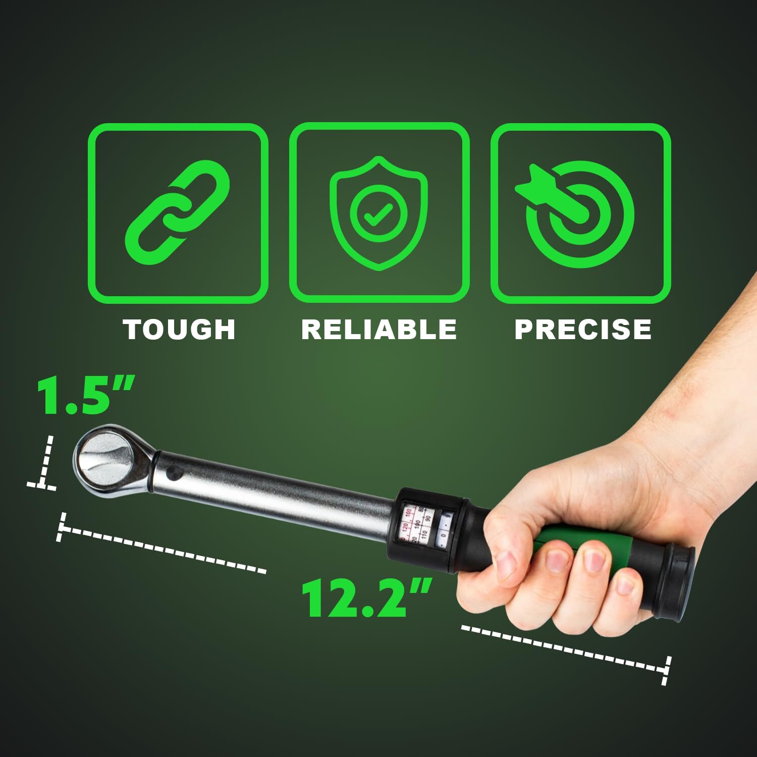 Clickstyle Torque Wrench 3/8inch Drive range 50250 Inch Pounds / 628 Newton gallery
