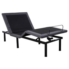 🚩Adjustable Bed Frame, Ergonomic Electric Bed Base, with Head and Foot Incline