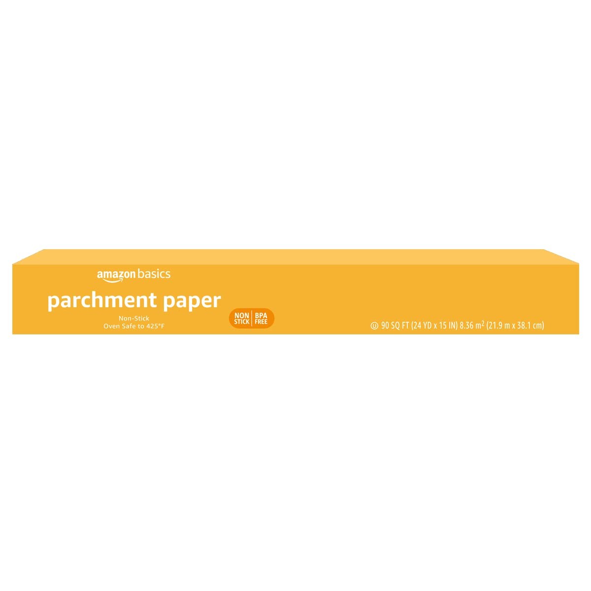 Amazon Basics Non-Stick Parchment Paper for Baking, Cooking, Oven Safe, 15 inche gallery