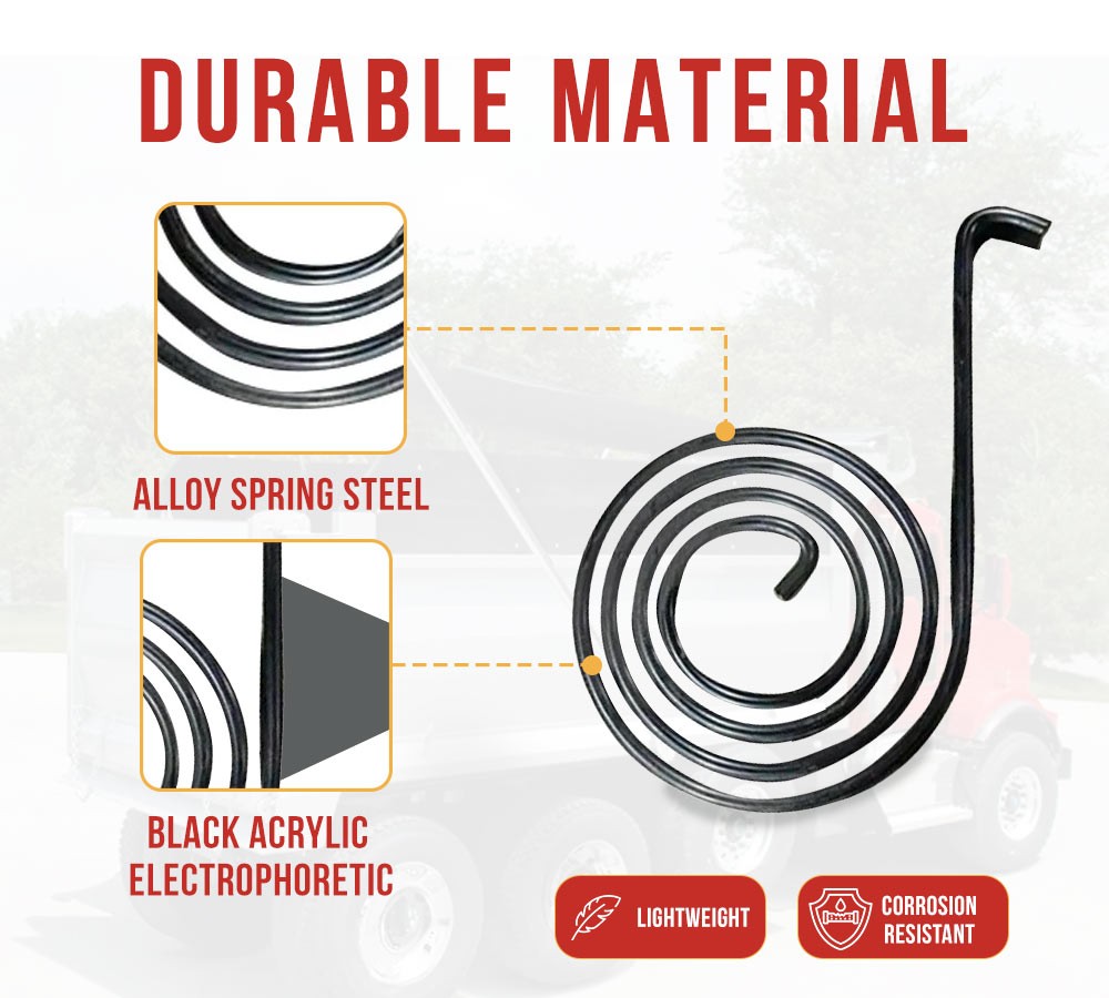 Spiral Torsion Spring for Dump Truck Tarp Systems - Universal Design gallery