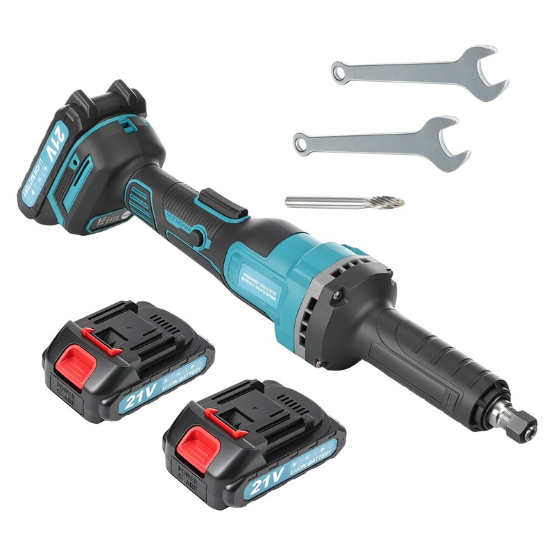 1/4" Die Grinder 6 Variable Speed 25000rpm w/ 2 Batteries & Bag Rotary Tool Kit gallery