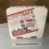 Script Safe Prescription Lock Box, 10” L x 10” W x 4” H - with Two Keys! gallery