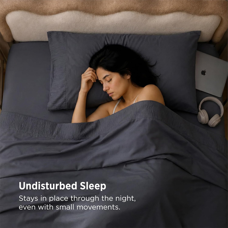 Bedsure Twin XL Sheets Dorm Bedding - 3 Pieces Soft Extra Long Twin Sheets, Brea gallery