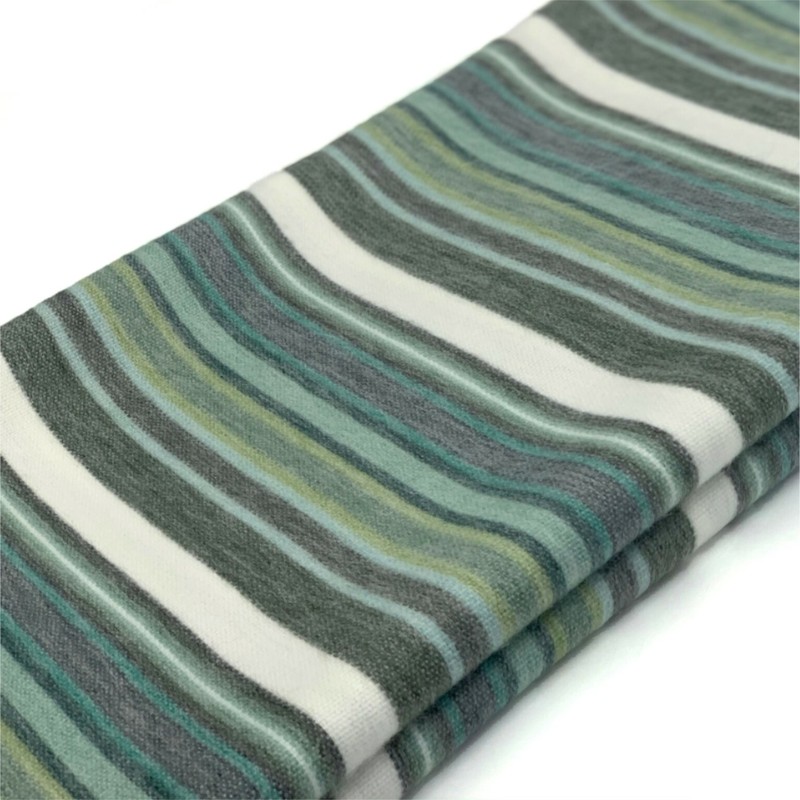 SOFT & WARM STRIPED ALPACA LLAMA WOOL THROW BLANKET 95"x67" QUEEN GREEN gallery