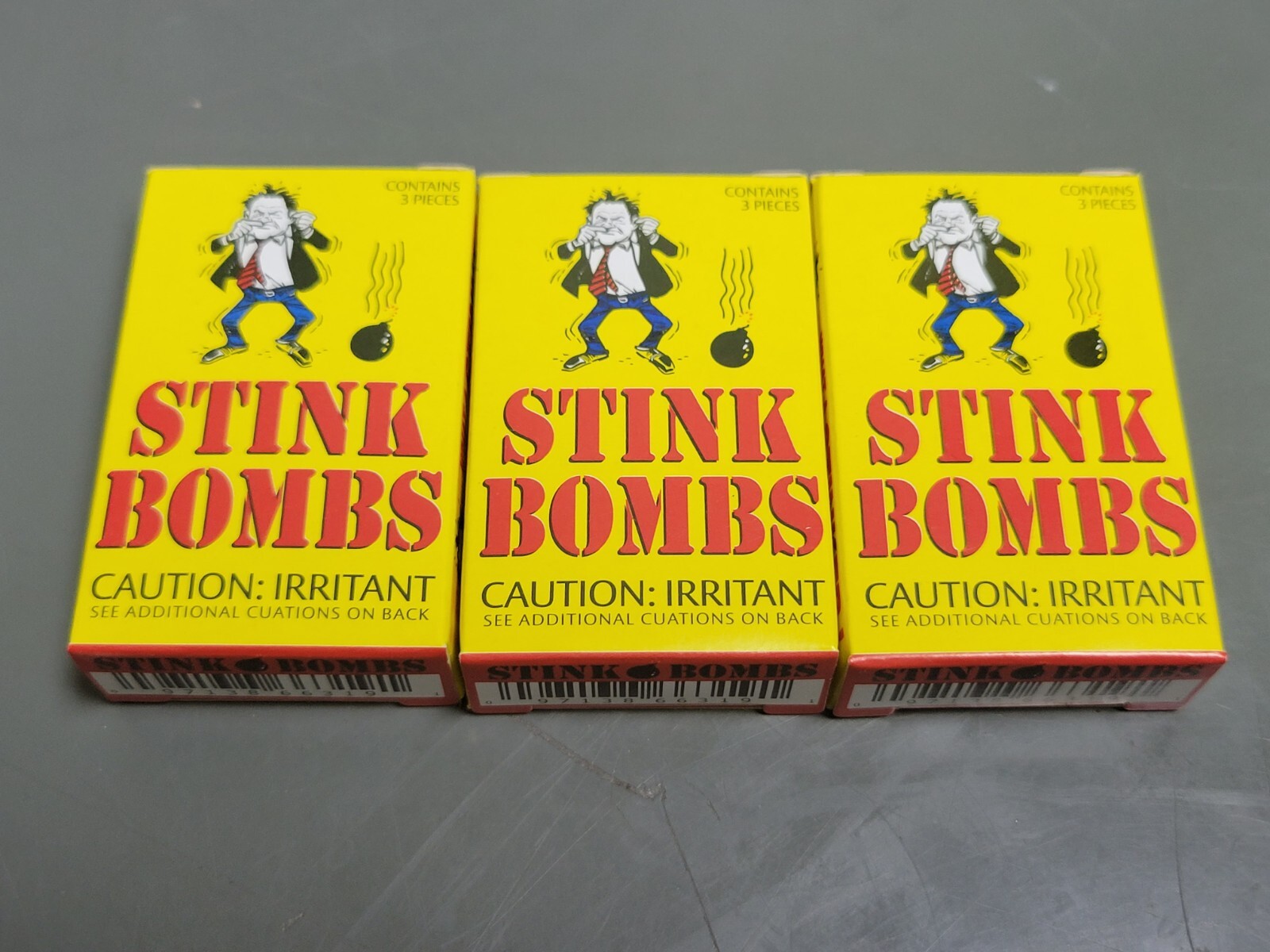 3 BOXES 9 Stink Bombs Rotten Egg Prank Joke Gag Gift Nasty Smell Funny gallery