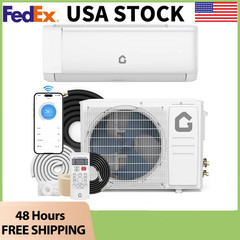 18000 BTU Mini Split Air Conditioner & Heater 19 SEER2 230V Wall-Mounted AC Unit