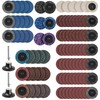 104Pcs 2 Inch Sanding Discs Set with 1/4 inch Shank Holder for Drill Die Grinder gallery