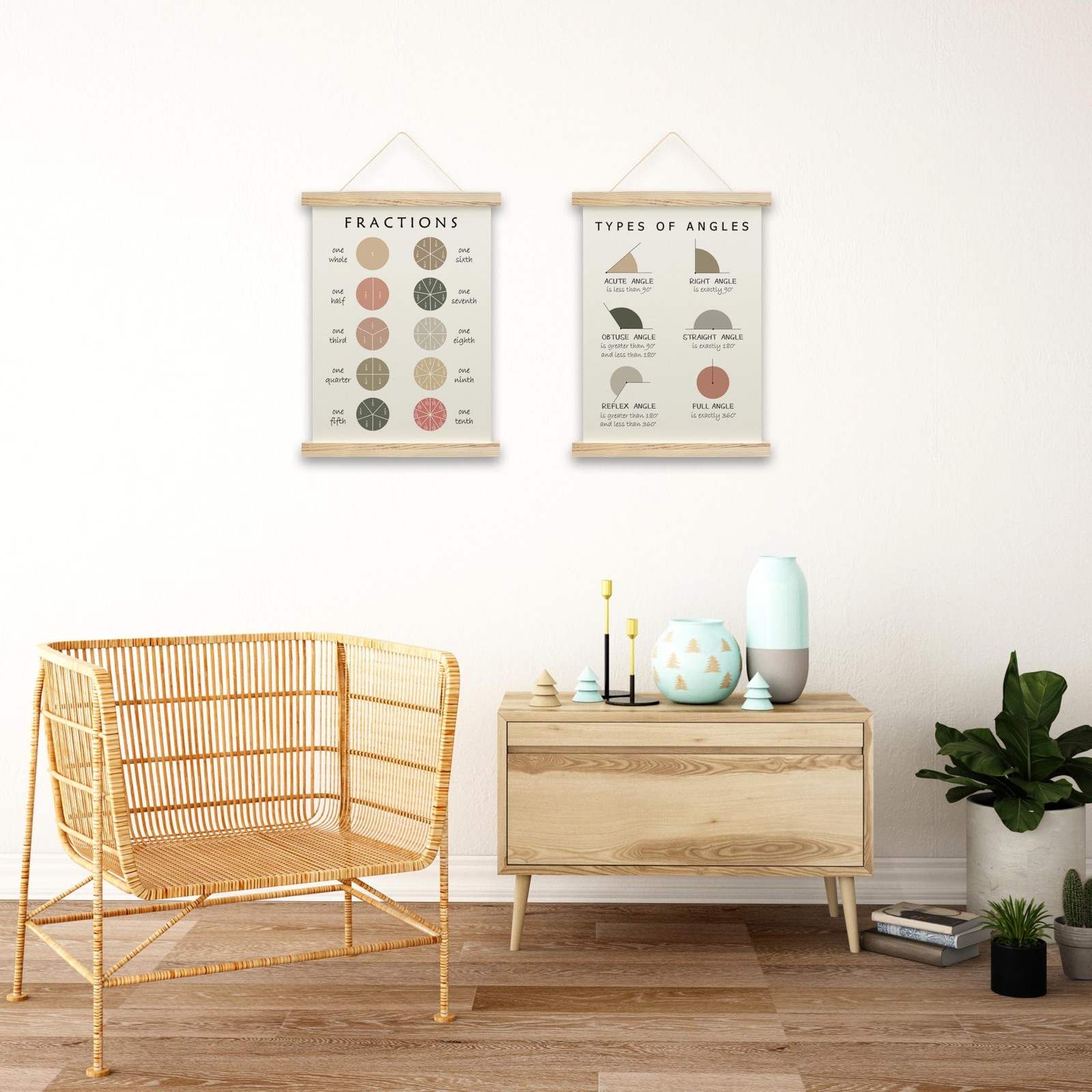 Types Of Angle Poster Hanger Frame, Math Chart For Kids For Wall, Toddler Lea... gallery