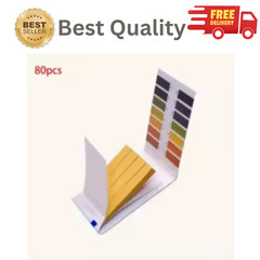 80pcs pH Test Strips 1-14 Universal Litmus Paper Water Soil Acid Alkaline