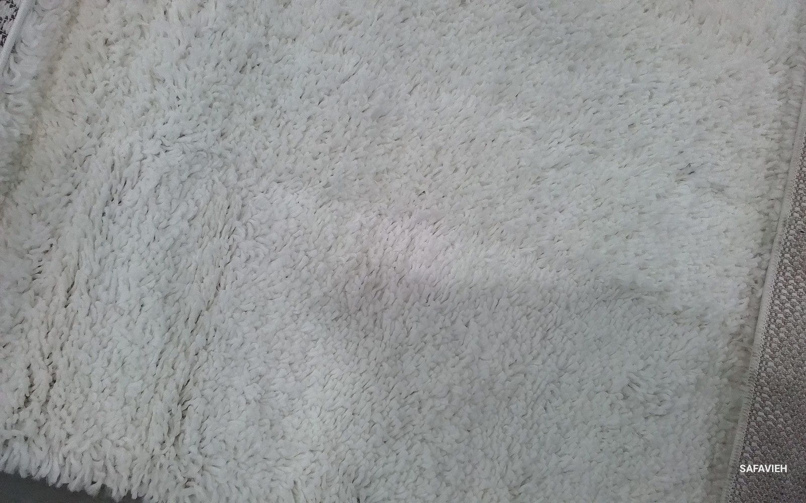 WHITE 6'-7" x 9'-0" Back Stain Rug, Reduced Price 1172798280 AUG200A-6 gallery