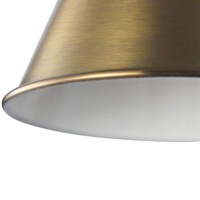 Progress Lighting Hinton Collection Vintage Brass Swing Arm Wall Light gallery
