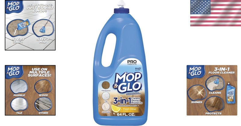 Multi Surface Floor Cleaner Citrus Scent 64 Oz Quick Shine Safeguard gallery