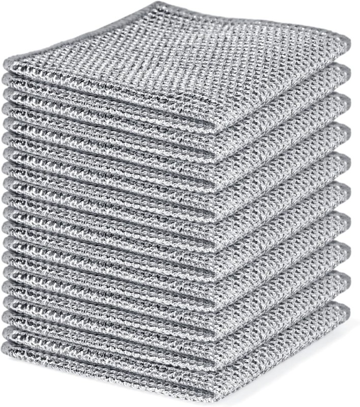 10PCS Set Non-Scratch Steel Wool Dishcloth - Multi Purpose Wire Dishwashing R... gallery