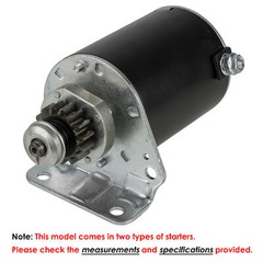 Starter for John Deere E120 E130 E140 E150 E160 E170 MIA13038 15 teeth Steel Gea