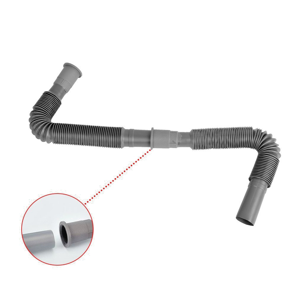 5PCS Collapsible Caravan Waste Pipe Flexible Drain Hose Motorhome Camper Grey UK gallery