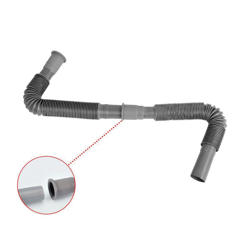 5PCS Collapsible Caravan Waste Pipe Flexible Drain Hose Motorhome Camper Grey UK gallery