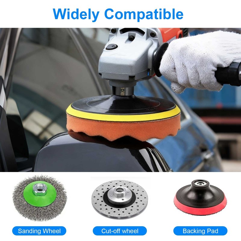 4Pcs Angle Grinder Converter Adapter 5/8inch-11 Female to M10/M14 Male Adapte gallery