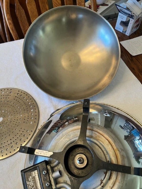 Vintage Farberware Model 303 Stainless Steel Electric Wok 14" w/Lid & Steamer! gallery