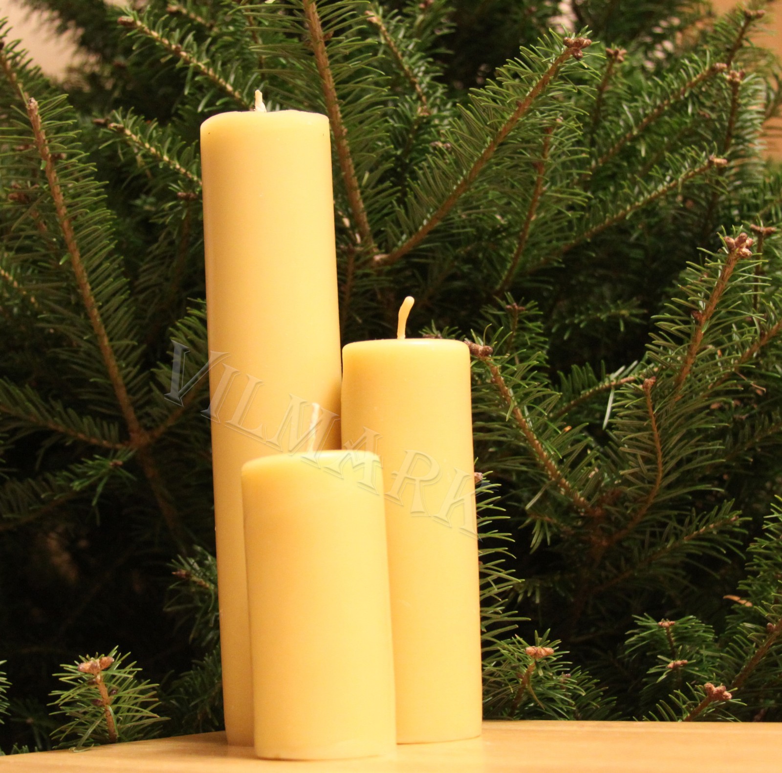 Handmade 100% Pure Beeswax Candles Cotton Wick gallery
