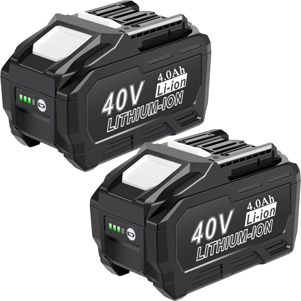 2Pack 40 Volt 4Ah Lithium Battery For Makita BL4025 BL4040 BL4050 XGT Battery US gallery