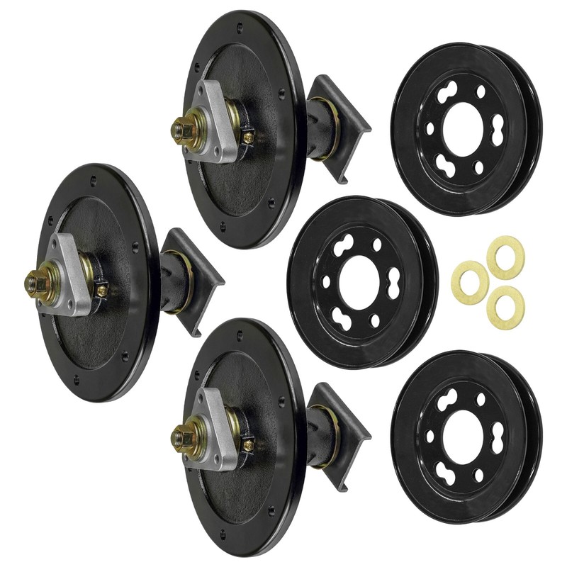 48" Deck Spindle & Pulley for Toro 74441 74448 74450TE 74418 74421 Z Master gallery