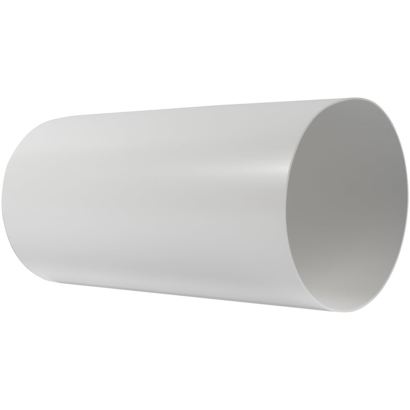 6" Inch Round Straight 12" Inch Long Plastic Duct - Exhaust & Air Supply Pipe... gallery