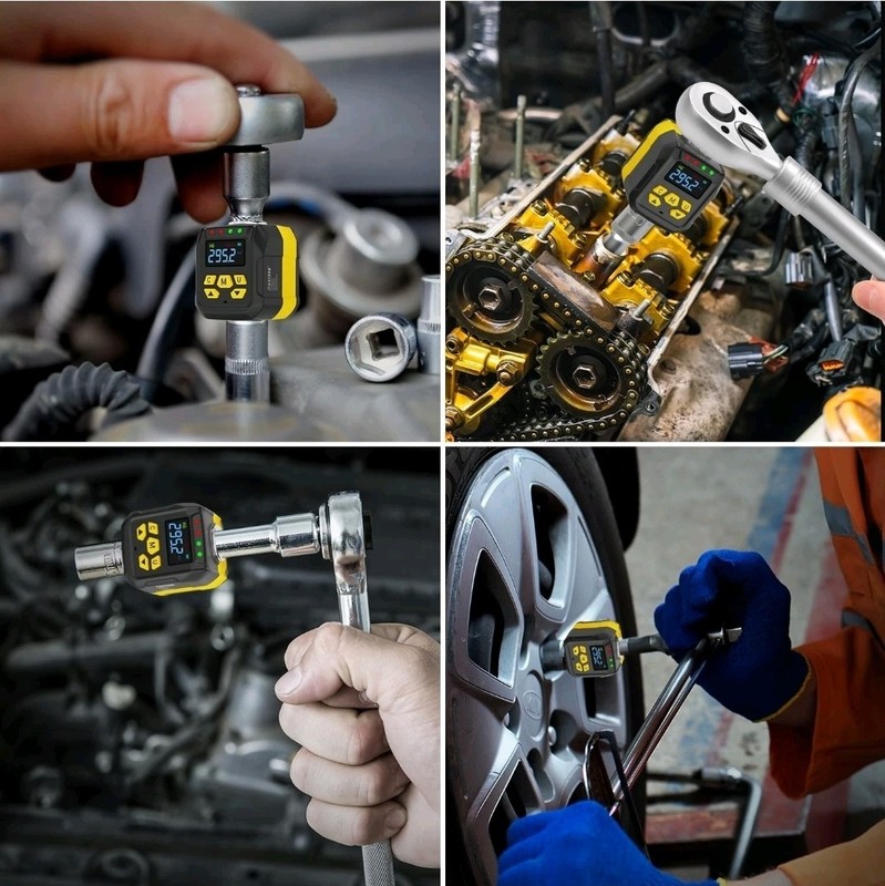 WAXTRON Digital Torque Adapter 1/2" 15-295 ft-lb (20-400 Nm), Yellow/Black gallery