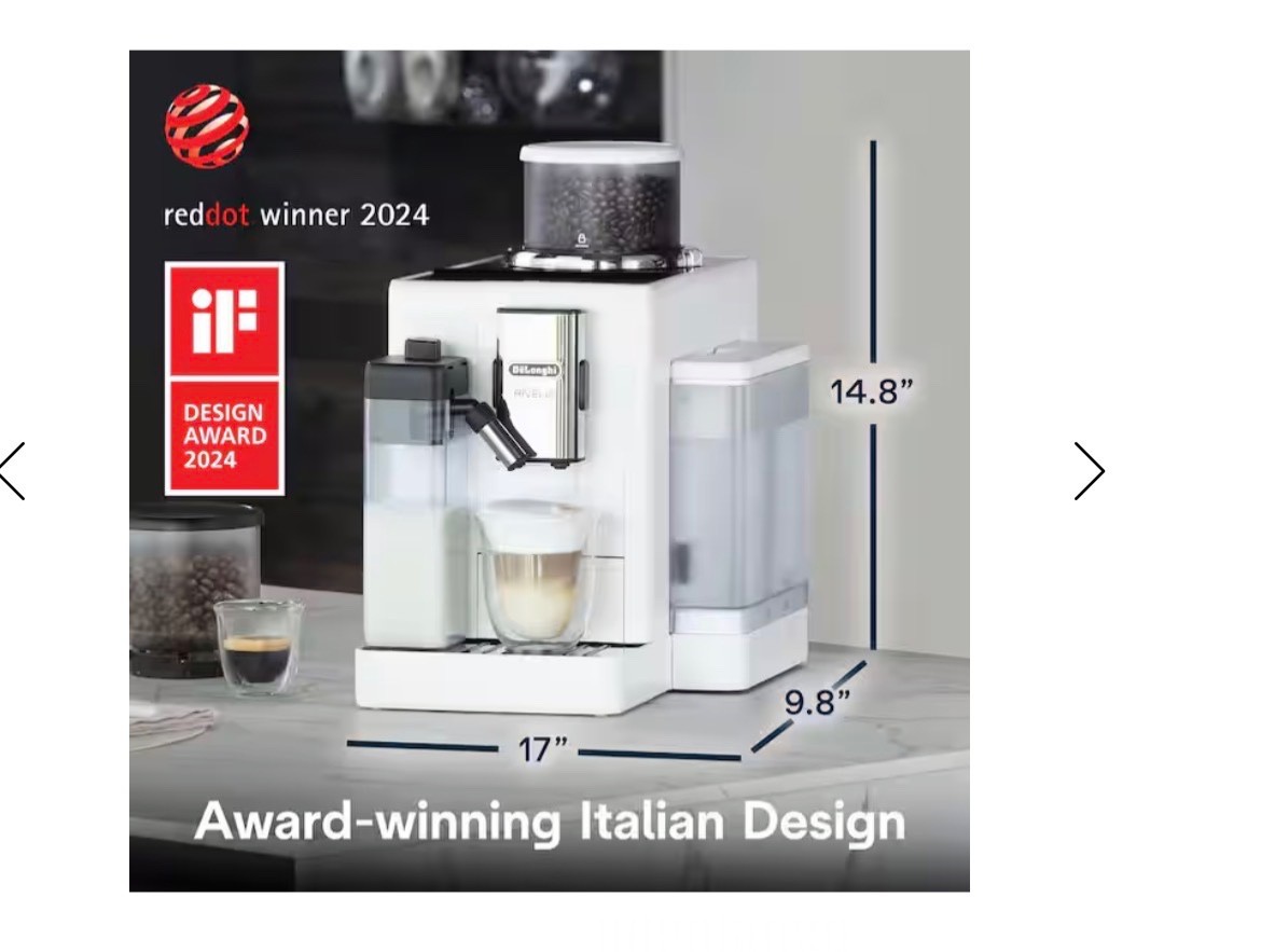 DeLonghi Rivelia Fully Automatic Espresso Machine gallery