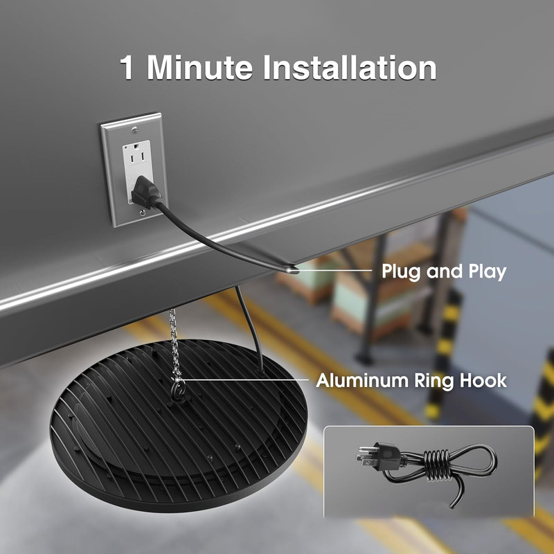 10 Pack 500W UFO LED High Bay Light Industrial Factory Warehouse Shop Commercial gallery