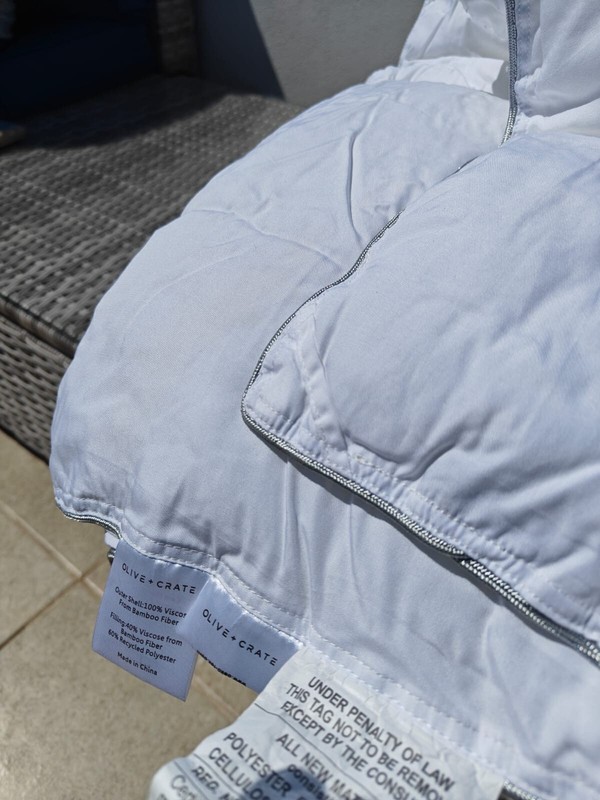 OliveCrate Soft Bamboo Comforter – Hypoallergenic, Cooling, All Season [KING] gallery