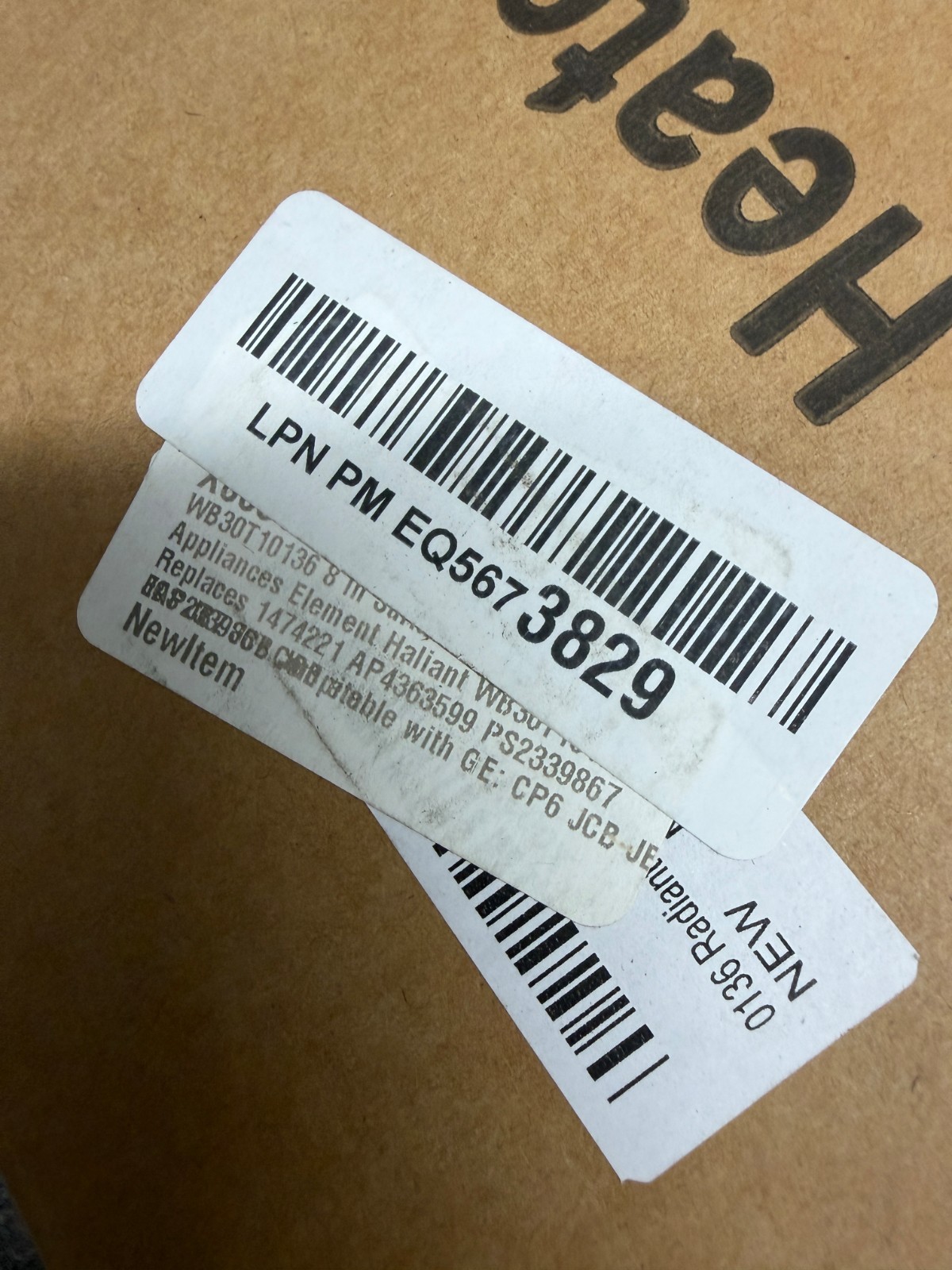 GE 8" Surface Element Haliant WB30T10136 Replaces AP4363599 gallery