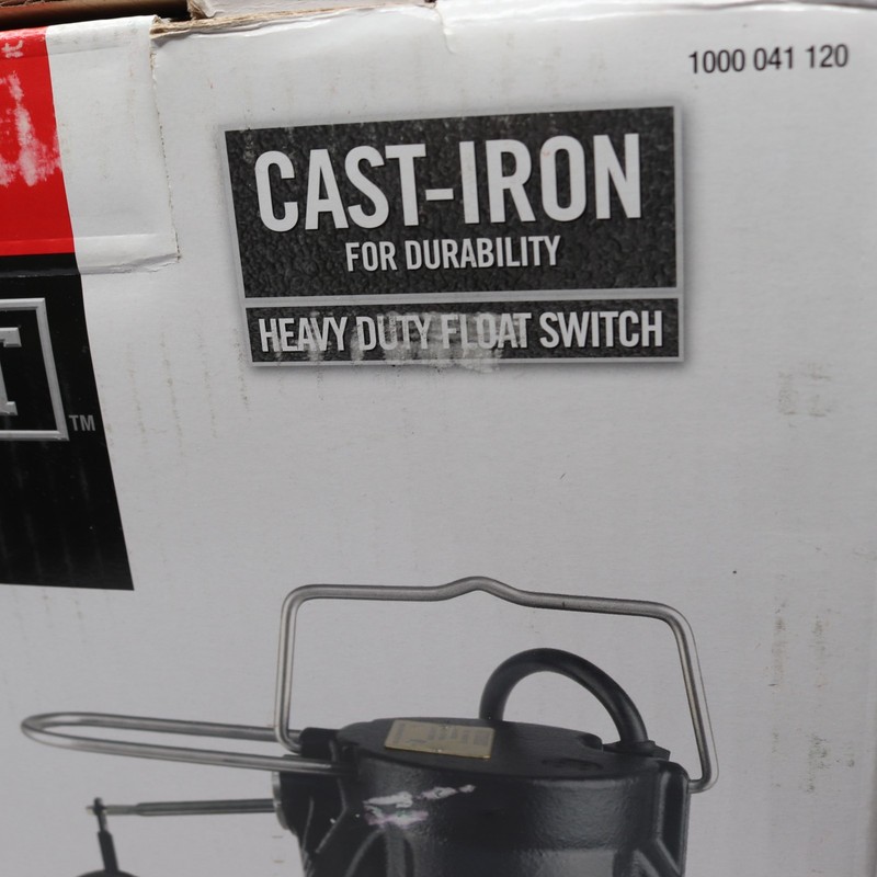 Everbilt 1/2 HP Cast Iron Sump Pump gallery