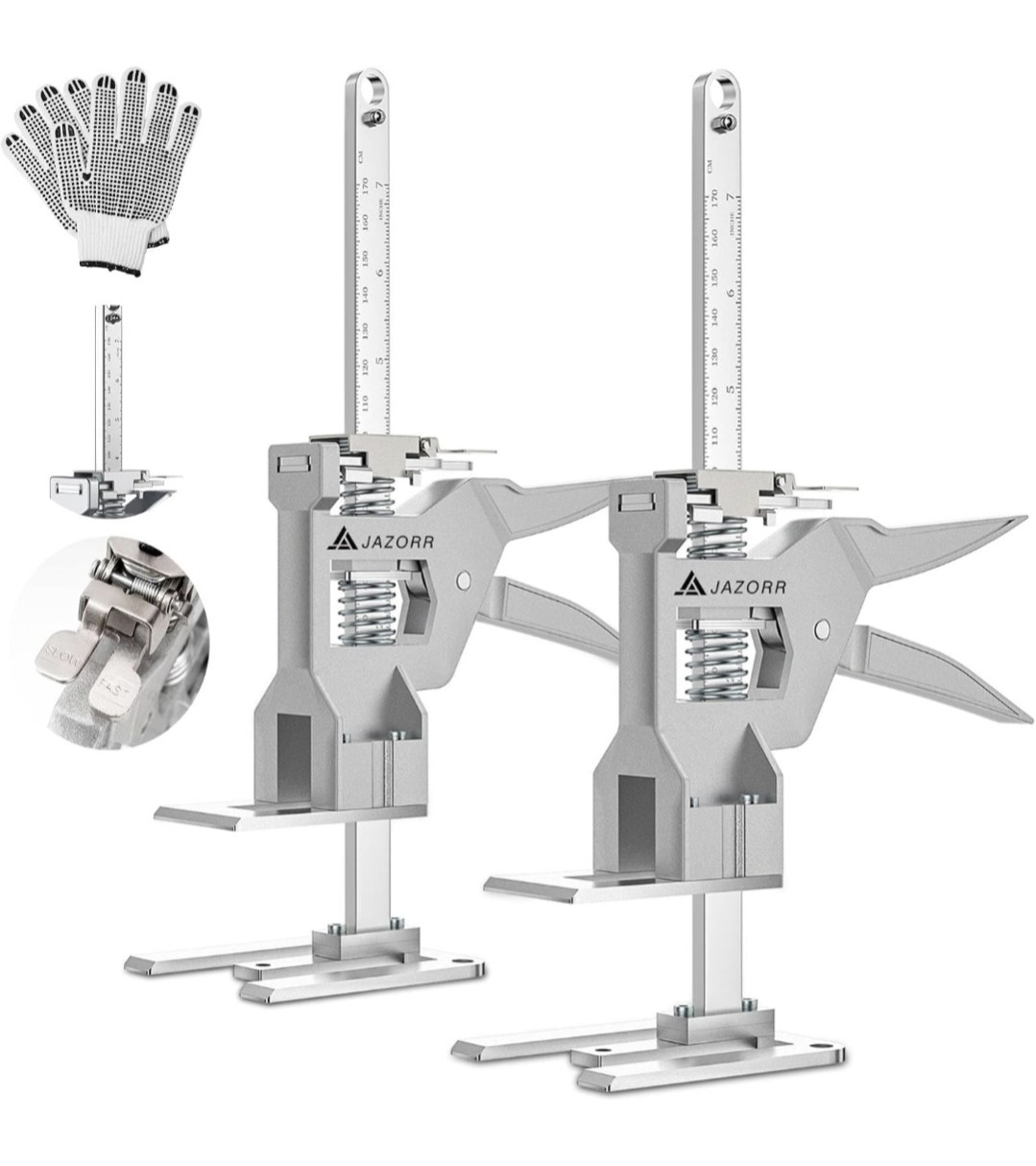 2Pcs Metal Labor Saving Arm Jack, Load-Bearing 440 Lb Multi-Function Height Adju gallery