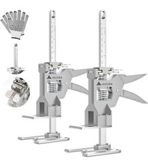 2Pcs Metal Labor Saving Arm Jack, Load-Bearing 440 Lb Multi-Function Height Adju