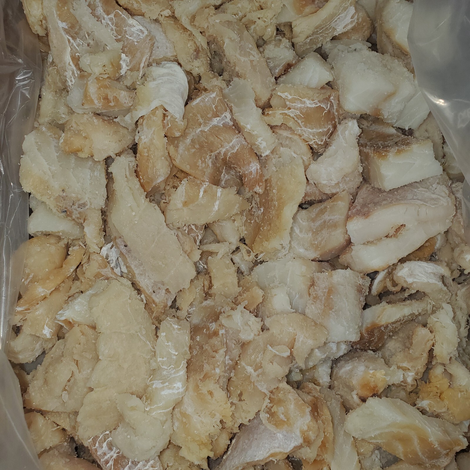 Salted Boned/ Semiboneless cod fish chunks 2lb+ to 40lb/ buy 8lb+ get 2lb free gallery