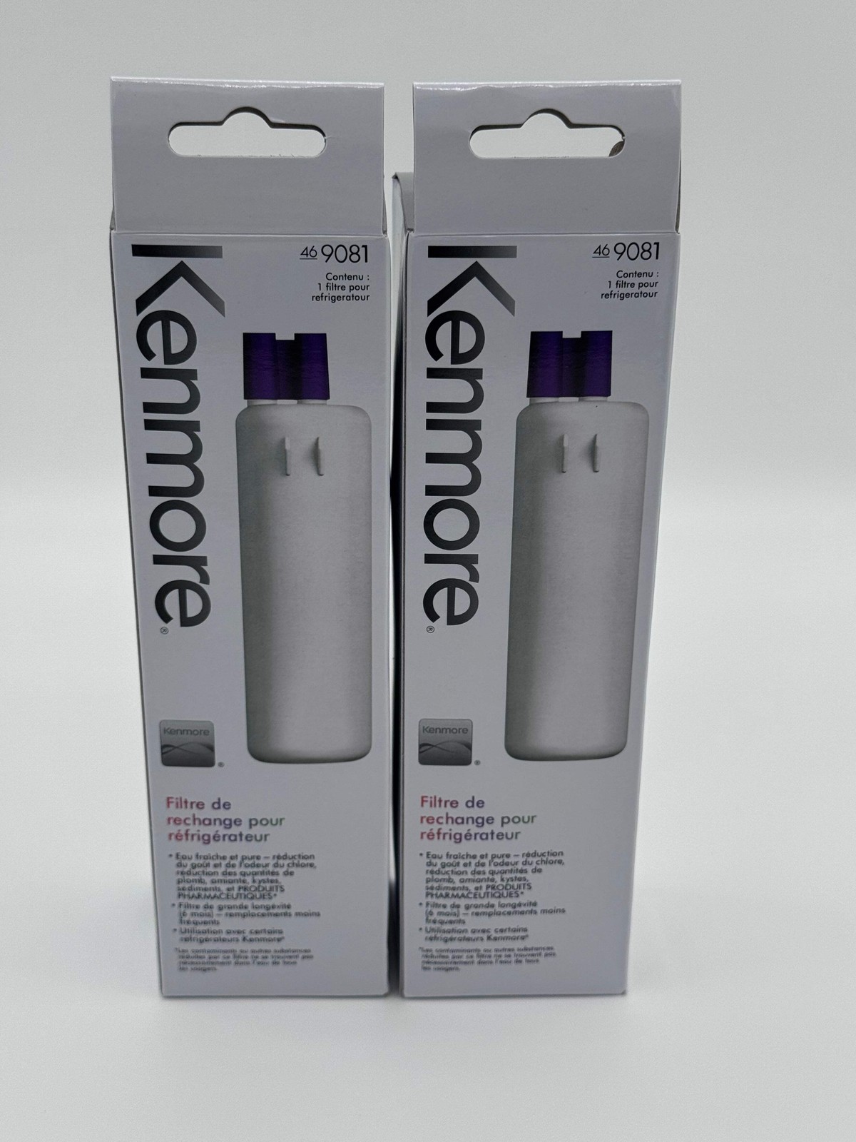 2-PACK Kenmore 9081 Refrigerator Water Filter 46-9081 gallery