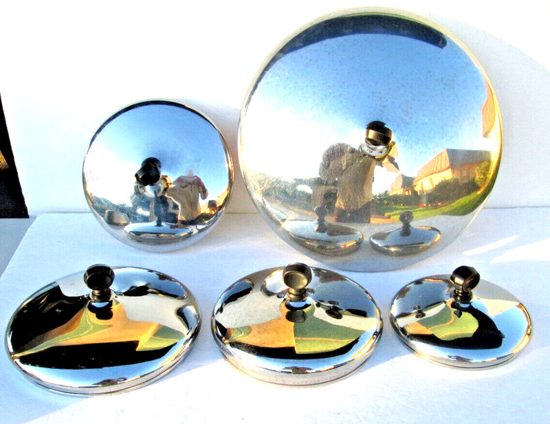 Farberware Vintage Lids Lid Replacement Stainless Steel 5,6,7,12 inch 1 qt 2qt gallery