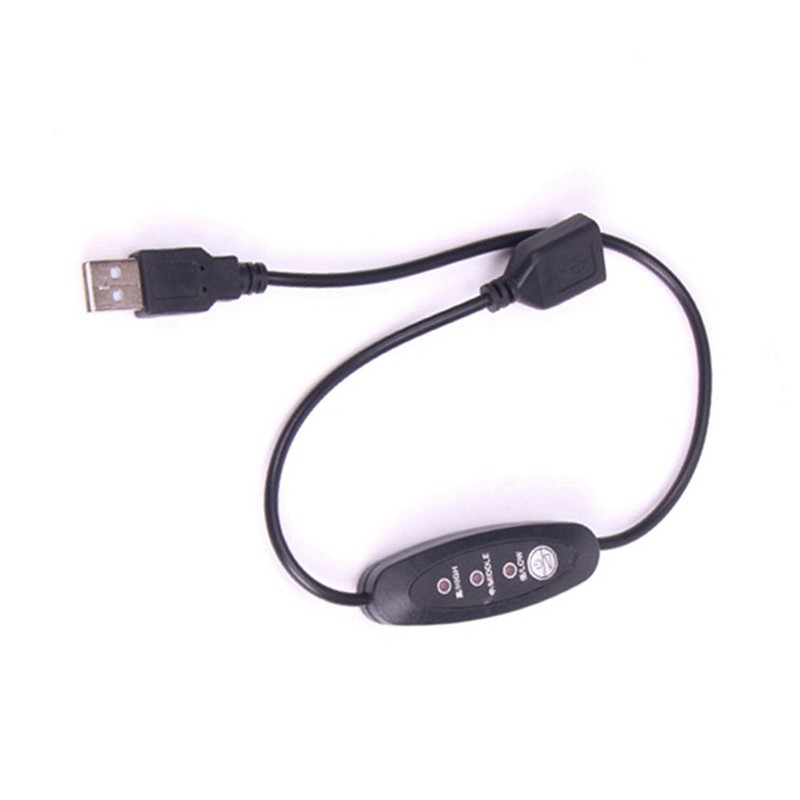 USB 5V-12V Temperature Controller Heater Thermostat 3-Speed Adjustable 24W Q3M6 gallery